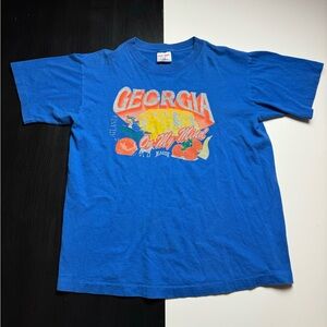 Vintage 90’s single stitch Georgia Graphic T-Shirt size Large!
